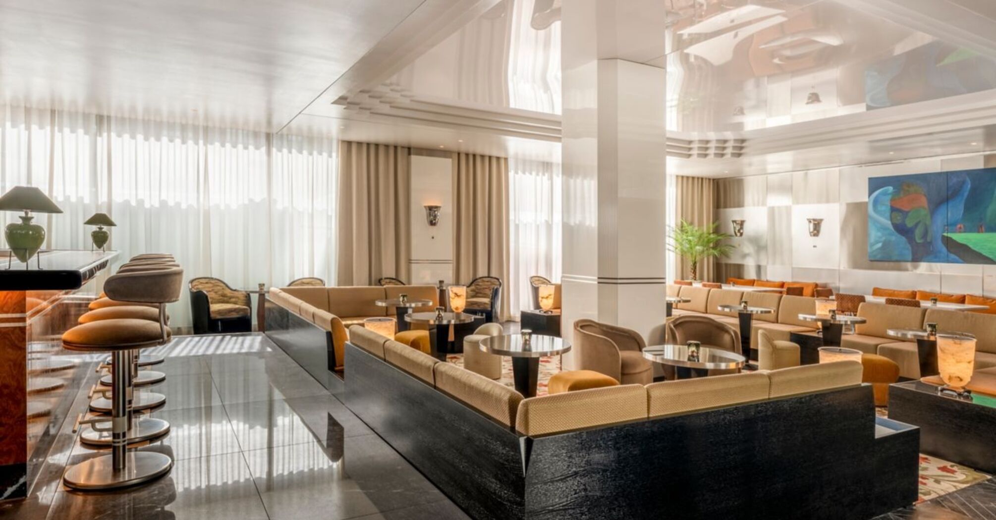 Lobby bar at The Dean Munich hotel