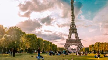 Eiffel Tower seen from Champ de Mars