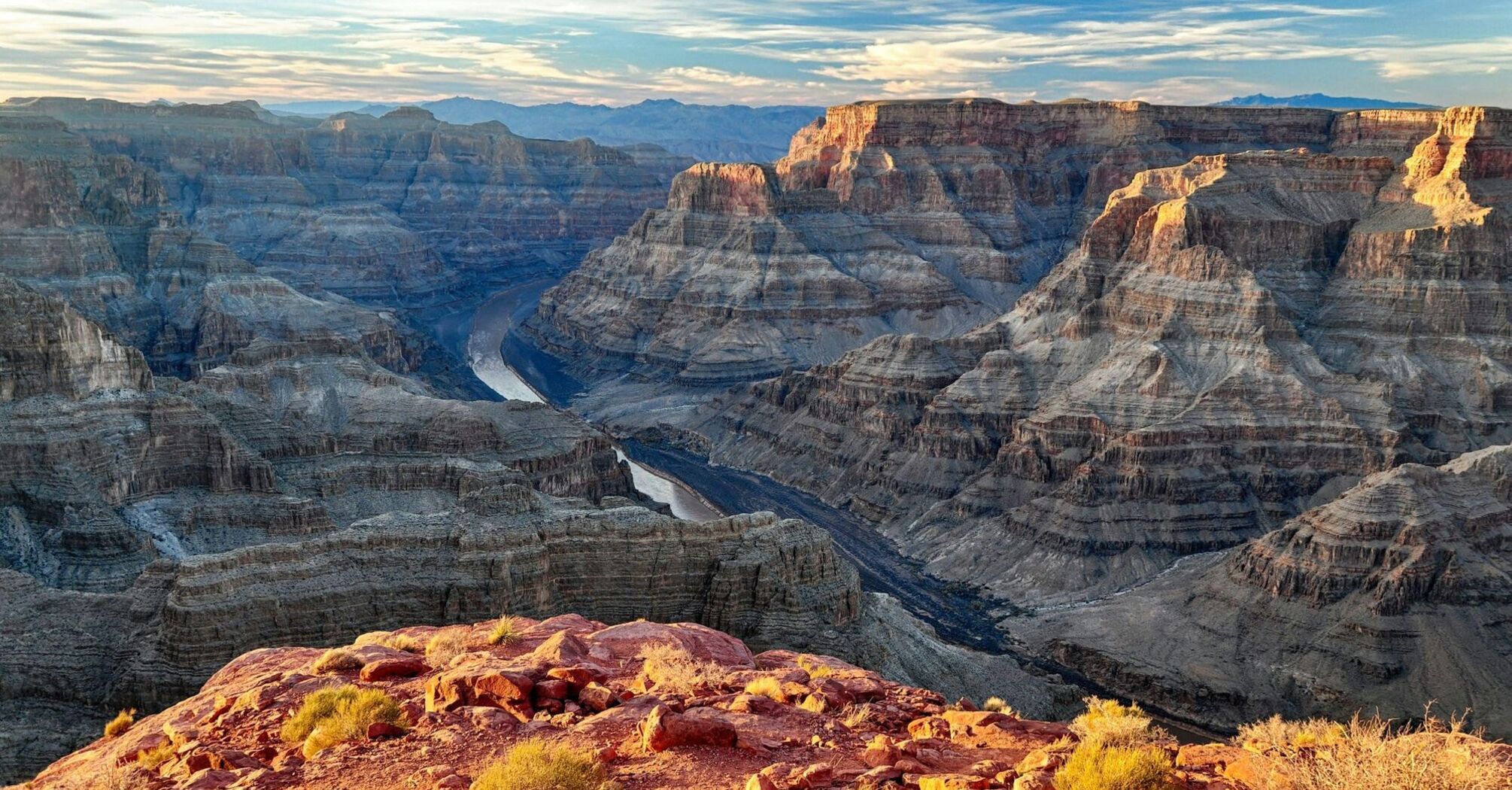 Colorado River winding through the Grand Canyon