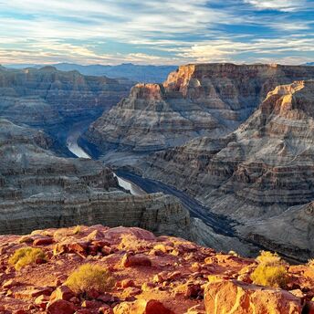Colorado River winding through the Grand Canyon