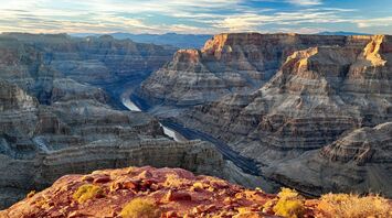 Colorado River winding through the Grand Canyon