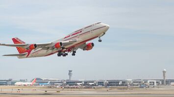Air India aircraft taking off