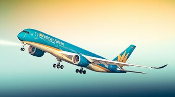 Vietnam Airlines aircraft taking off