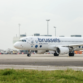 Brussels Airlines aircraft at Brussels Airport