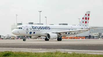 Brussels Airlines aircraft at Brussels Airport