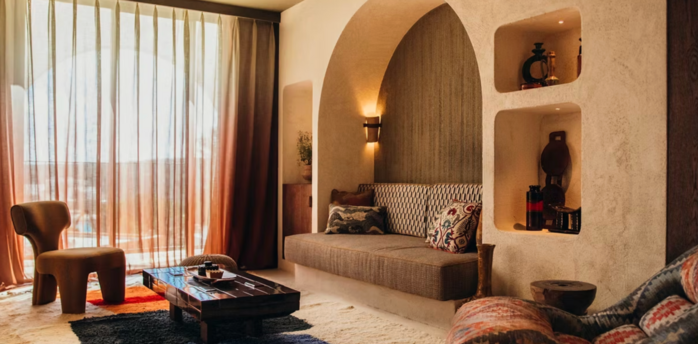 Guest room at Nômade Temple Ibiza