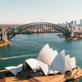 Sydney Opera House and Harbour Bridge