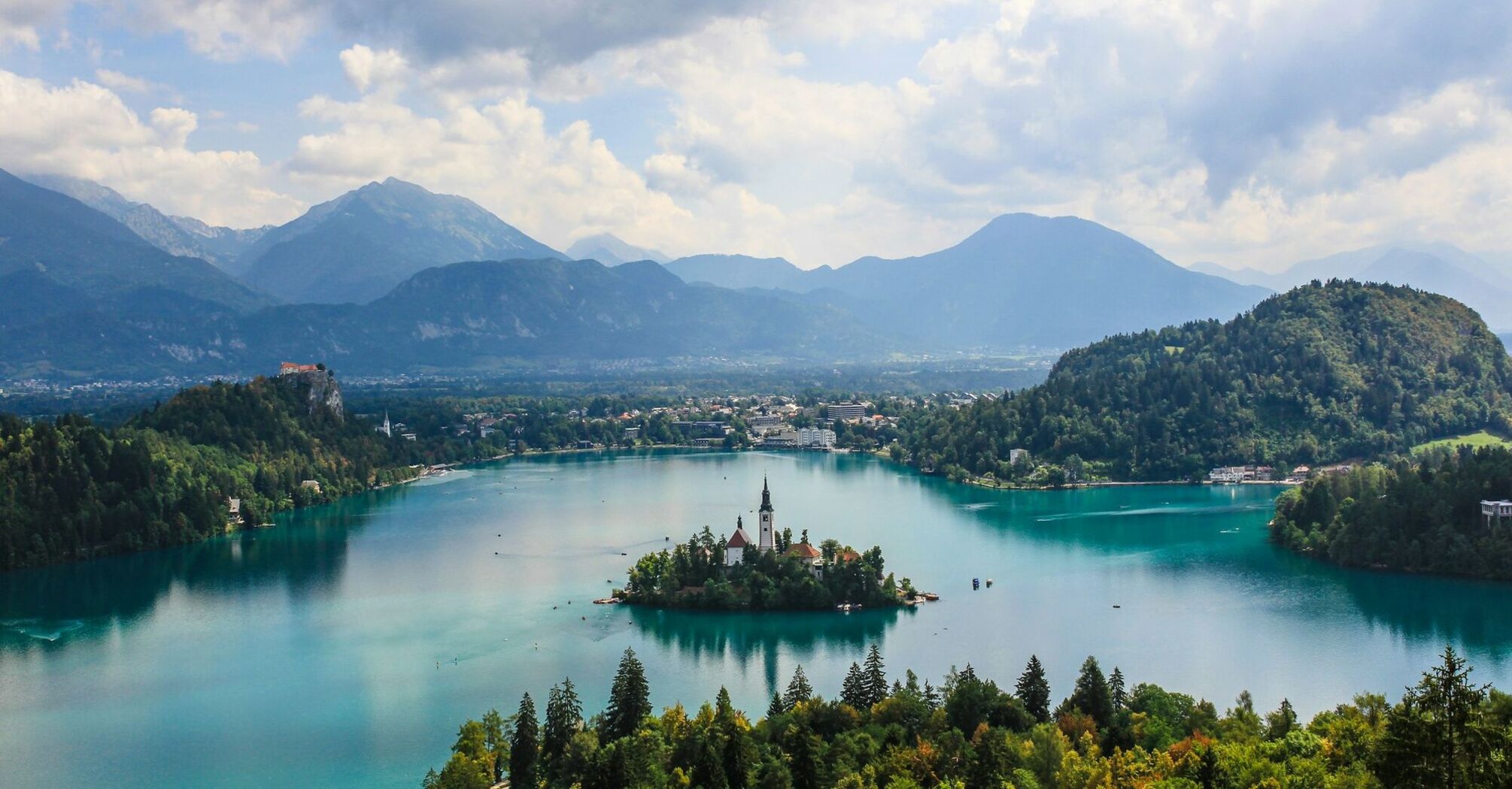 Lake Bled and Bled Island in Slovenia