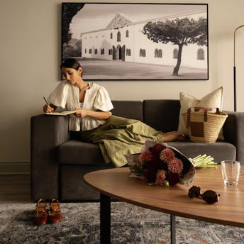 Guest working in a Radisson long-stay suite