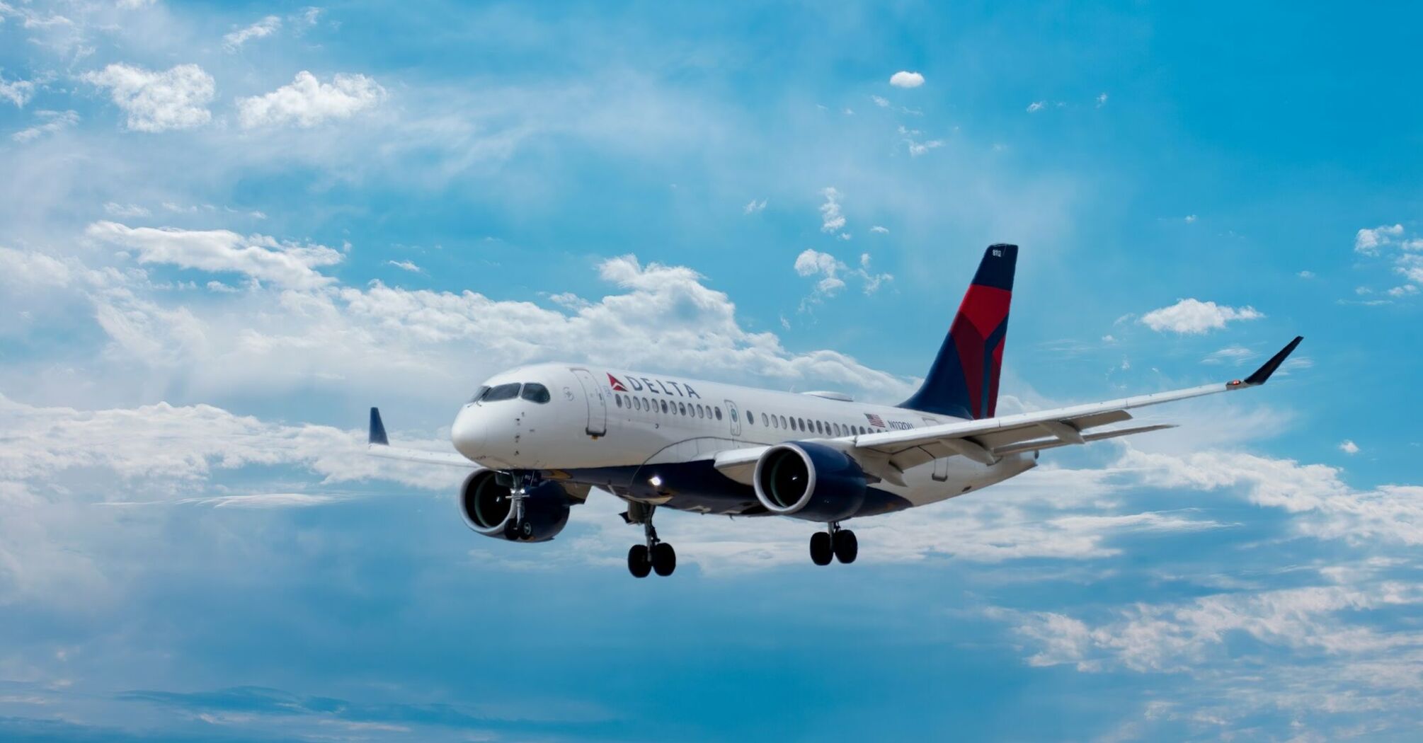Delta Air Lines aircraft in flight
