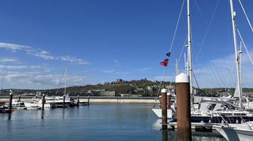 Fécamp marina on the Normandy coast