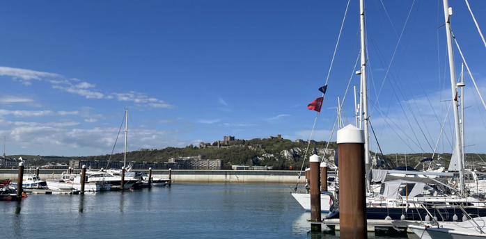 Fécamp marina on the Normandy coast