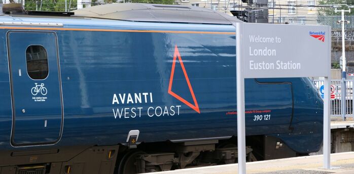 Avanti West Coast train at London Euston