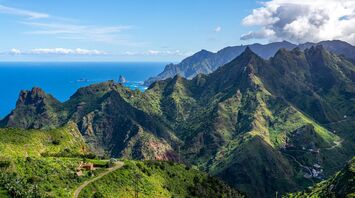 Anaga mountains and Atlantic coast in Tenerife