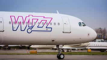 Wizz Air Airbus aircraft on the ground