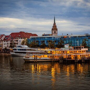 Friedrichshafen waterfront on Lake Constance