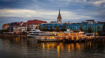Friedrichshafen waterfront on Lake Constance
