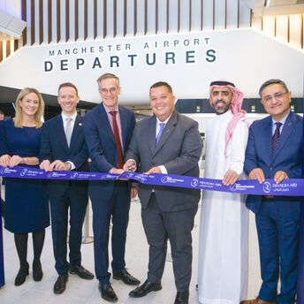 Riyadh Air launch event at Manchester Airport