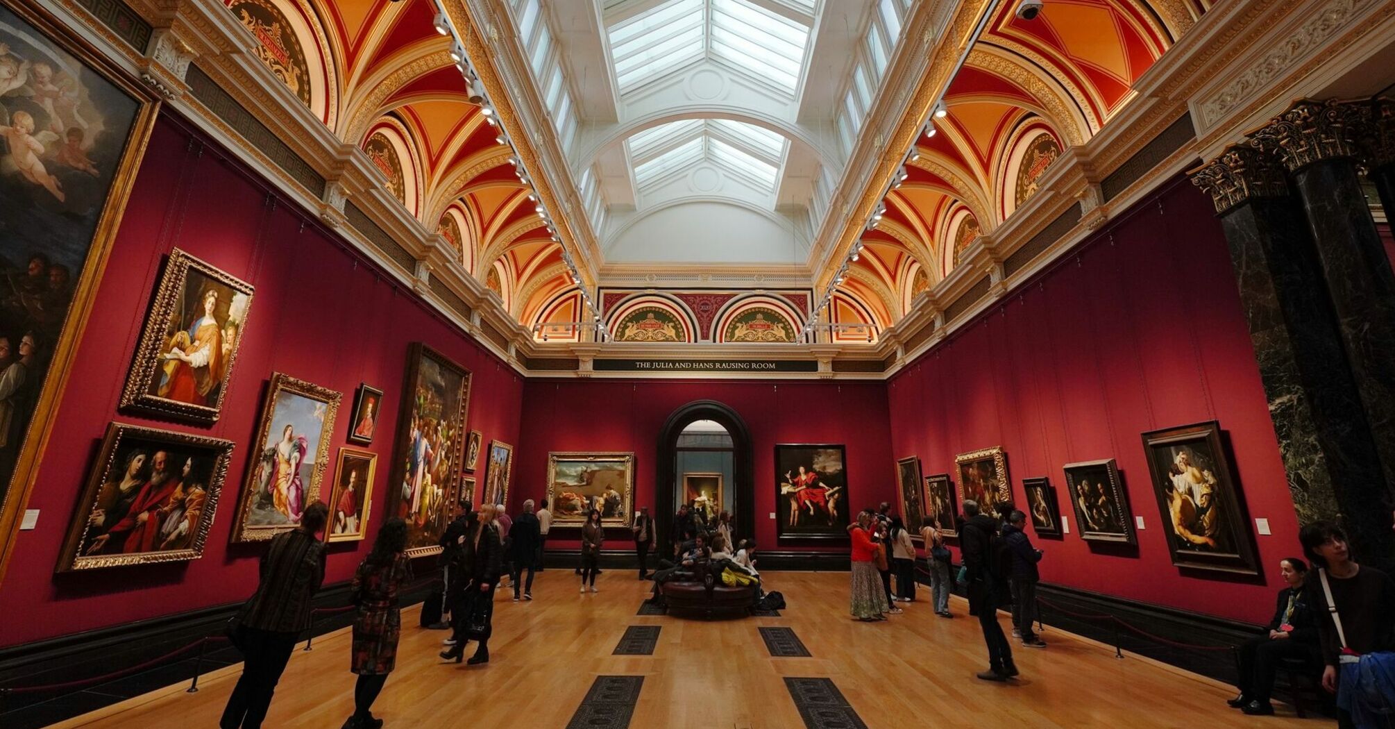 National Gallery interior in London