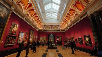National Gallery interior in London