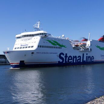Stena Line ferry at port