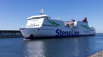Stena Line ferry at port