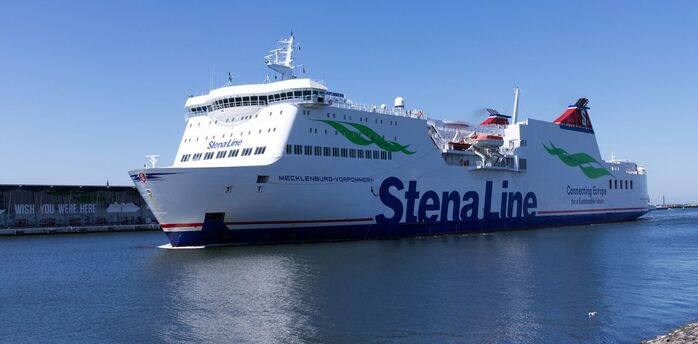 Stena Line ferry at port