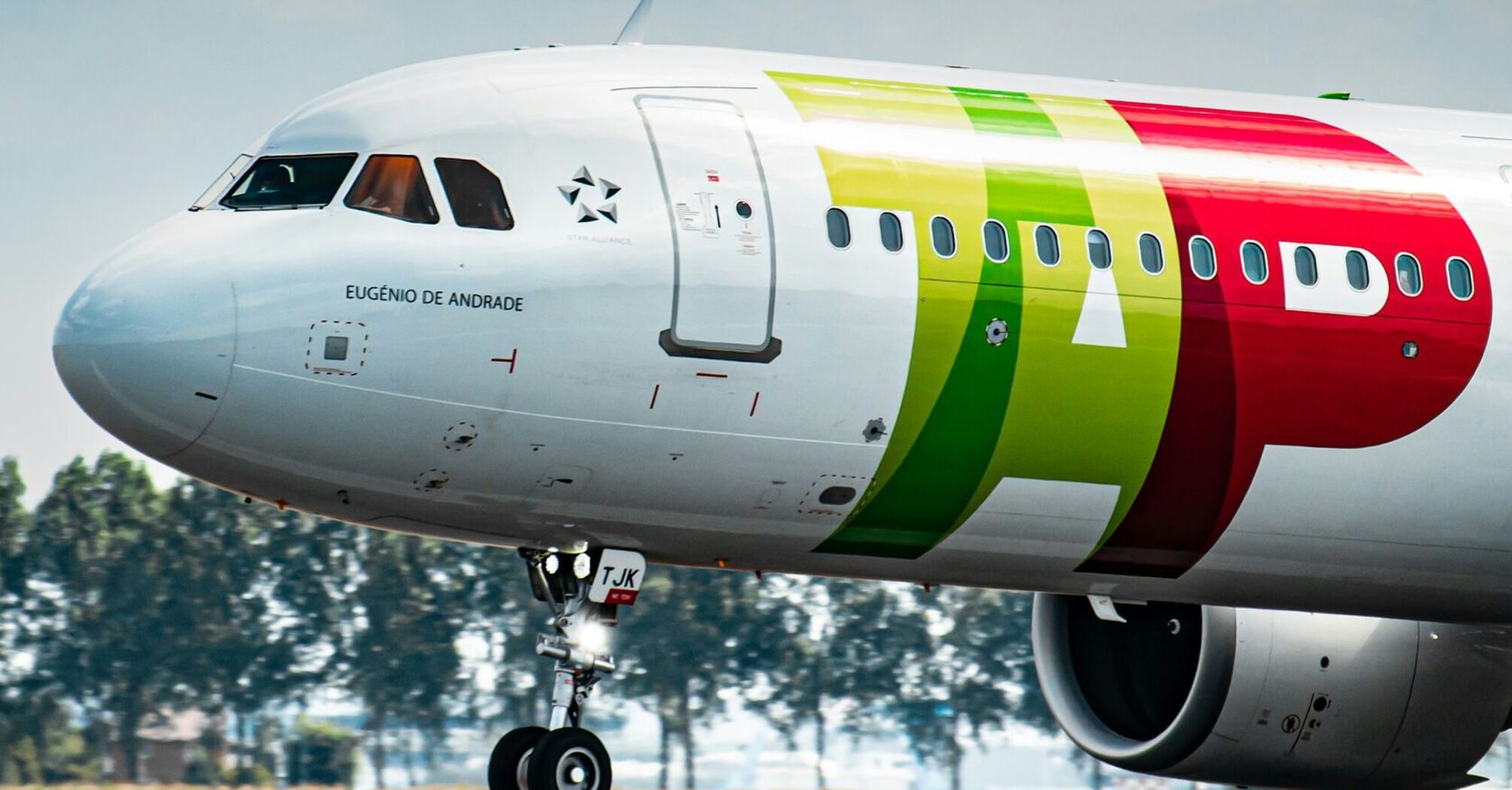 TAP Air Portugal aircraft on the runway