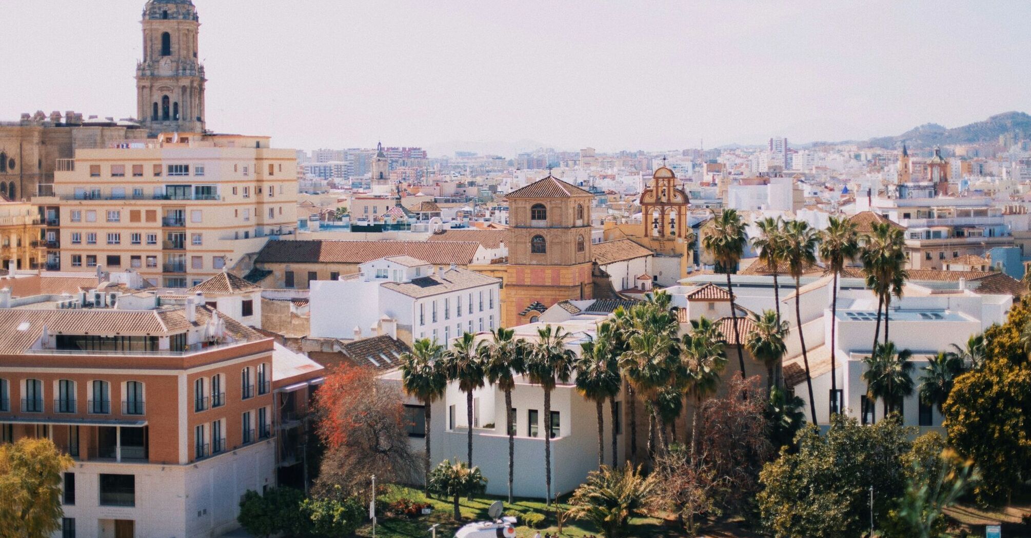 Málaga city centre and cathedral