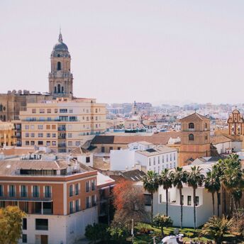 Málaga city centre and cathedral